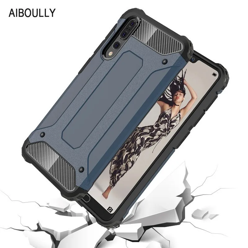 Coque For Huawei P20 Lite Case Protection Armor Cover On P 20 Pro Plus Hard Hybrid PC P20lite / Nova 3e Phone Bags | Мобильные