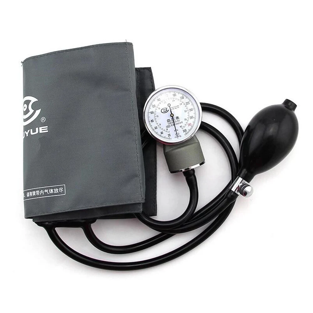 

YuYue Upper Arm Blood Pressure Measuring Monitor Watch Home Mercury Cuff Meter Sphygmomanometer Tester Tonometer Manual Strap