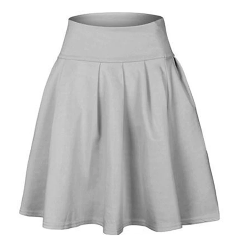 Сексуальная теннисная юбка для девочек, Спортивная юбка, высокое качество, простая короткая скейтерская модная женская однотонная мини плиссированная пляжная юбка