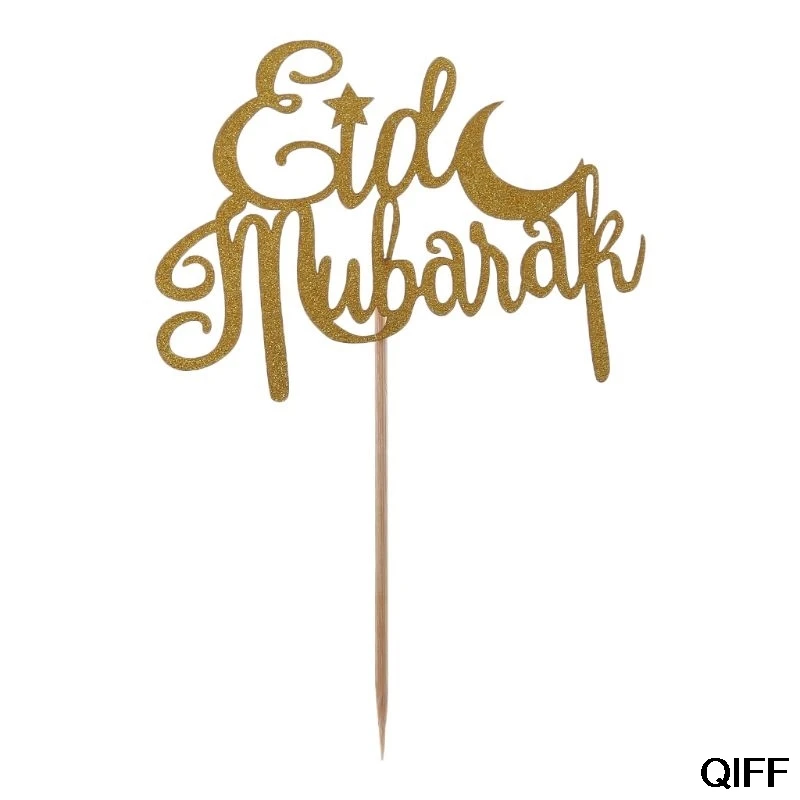 

Drop ship&Wholesale Eid Mubarak Cake Topper Wedding Baby Shower Birthday Party Ramadan Decor Cupcake Muslim Islam Baking May06
