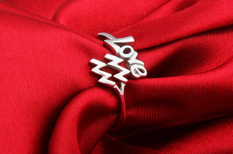 constellation zodiac 925 sterling silver opening female ring jewelry fashion aquarius adjustable open ring anel de prata esterlina