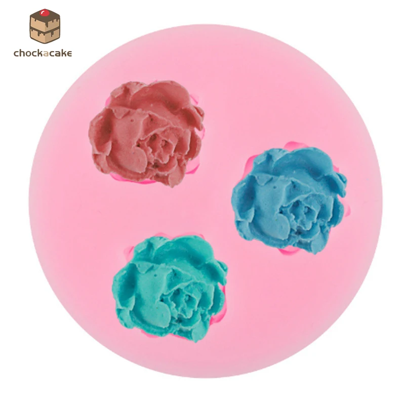 Rose Flowers Cake Mold 1-2