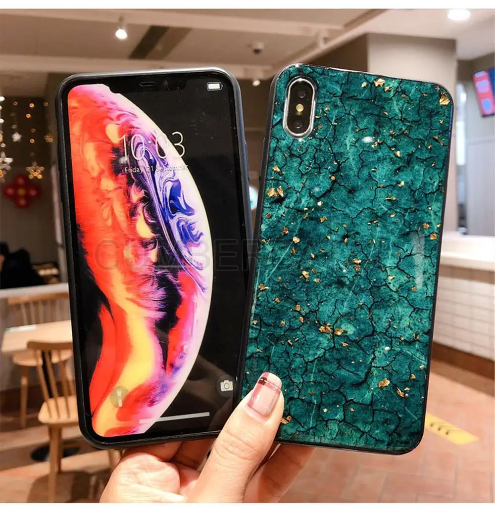 luxury diamond bee with wind case for huawei p20 pro nova 3i 2 2s Crack marble case funda for huawei mate 20 pro honor 10 v10  (4)