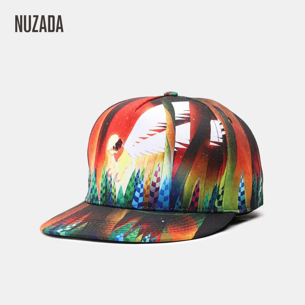 

NUZADA Exclusive Original 3D Printing Hip Hop Cap Men Women Couple Cute Spring Summer Caps