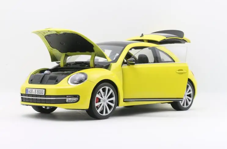 1:18 передовая игрушка из сплава, 2013 Volkswagen Новая коллекция Beetle Модель литья под давлением металлическая модель игрушечного автомобиля