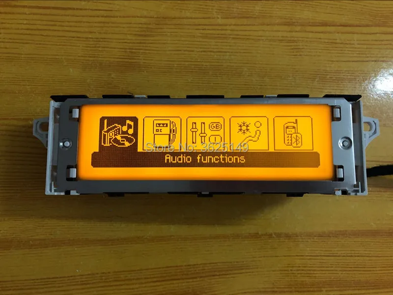 Оригинальный Желтый экран 5 меню USB флешка 12 контактов для Peugeot 307 207 408 citroen C4 C5