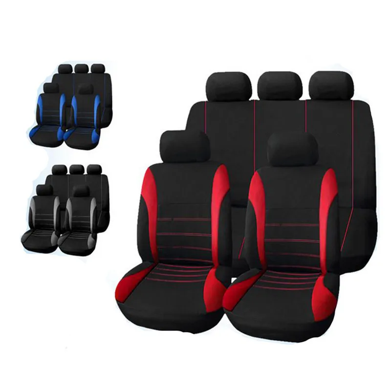 

9PCS/Set Car Seat Covers car cushion pad PU Leather Leakproof Protector car seat cover pad Fits Most or SUV Car