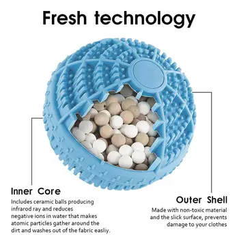 

Tumble Reusable Dryer Balls Clothes Laundry Fabric Softener Cheap Leaning Magic Washing Eco-Friendly