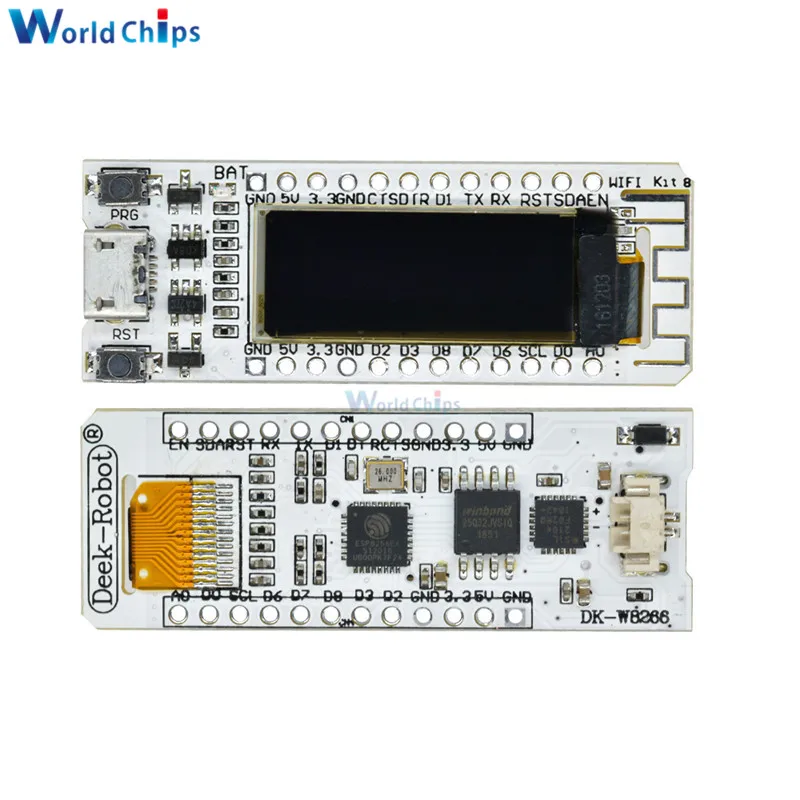 ESP8266 wifi чип 0,91 дюймов OLED CP2014 32Mb Flash ESP 8266 модуль Интернет вещей плата PCB для NodeMcu для Arduino IOT