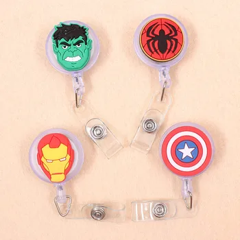 

1pcs The Hulk Animals Retractable Badge Reel Student Nurse Horizontal type Exhibition ID Name Card Badge Holder Office Supplies