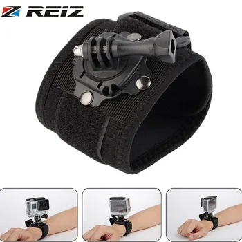 

REIZ Wrist Support Accessories 360 Degree Rotation Camera Wrist Hand Strap Band Holder Mount For GoPro 2 3 3+ 4 Action Camera