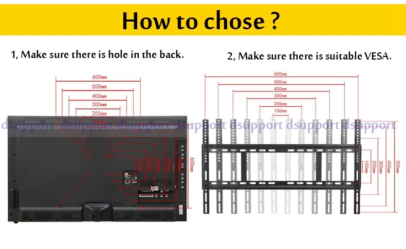 Dsupport 3"-70" ЖК-светодиодный ТВ шкаф/напольная подставка для компьютера монитор держатель дисплей французский ТВ кронштейн TD513 серия