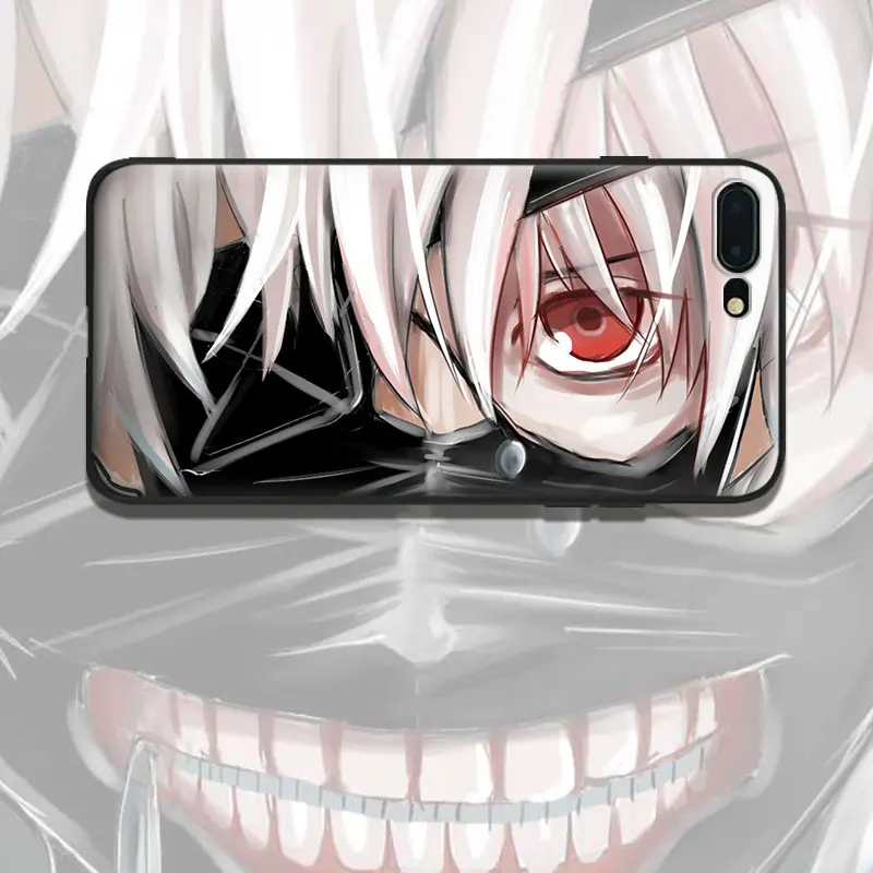

Tokyo Ghoul Ken Kaneki Eyes Soft Silicone Phone Case Cover Shell For Apple iPhone 5 5s Se 6 6s 7 8 Plus X XR XS MAX