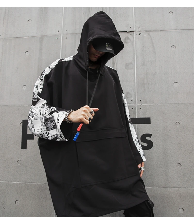 Red Long Hoodie Men Camouflage Print Patch Pullover Camo Hoodies Sweatshirts Male Hip Hop   (10)