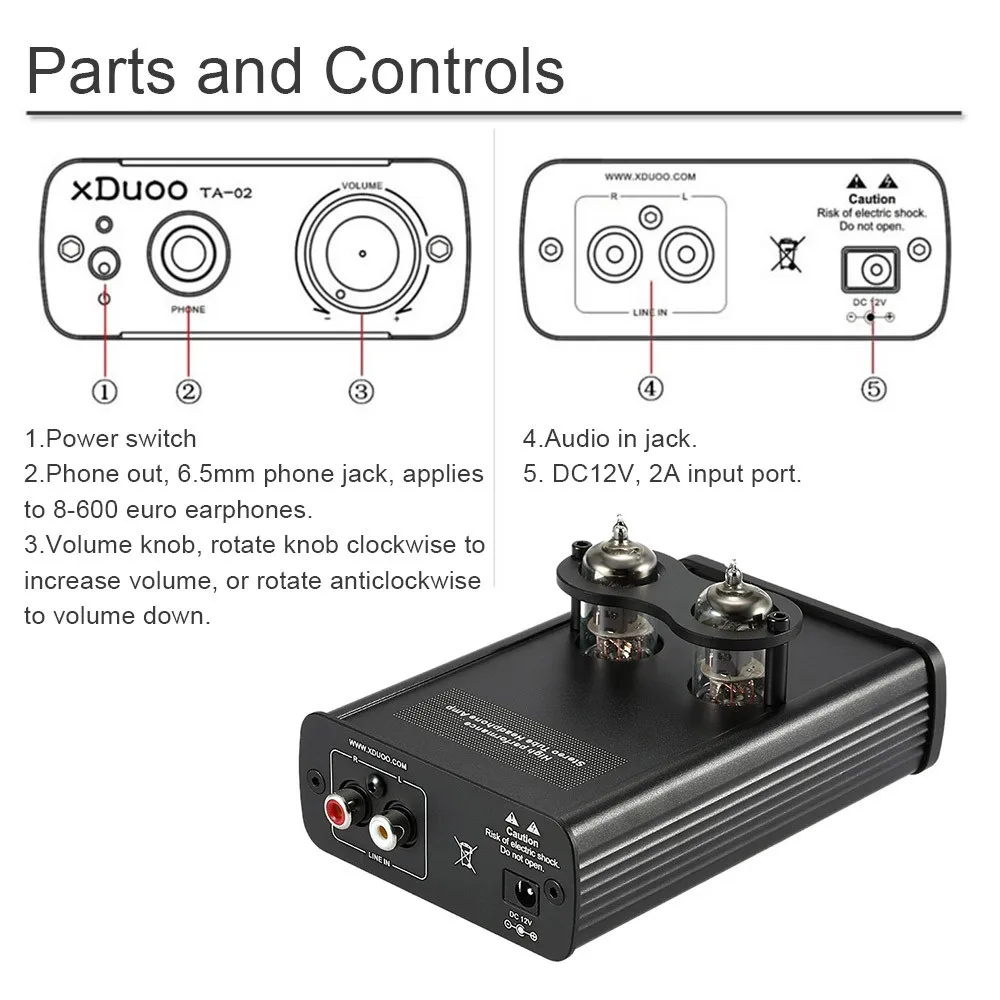 XDUOO-TA-02-High-Performance-Stereo-Tube-Headphone-Amplifier-6J1x-2-Stereo-Vacuum-Tube-Headphone-Amplifier (2)