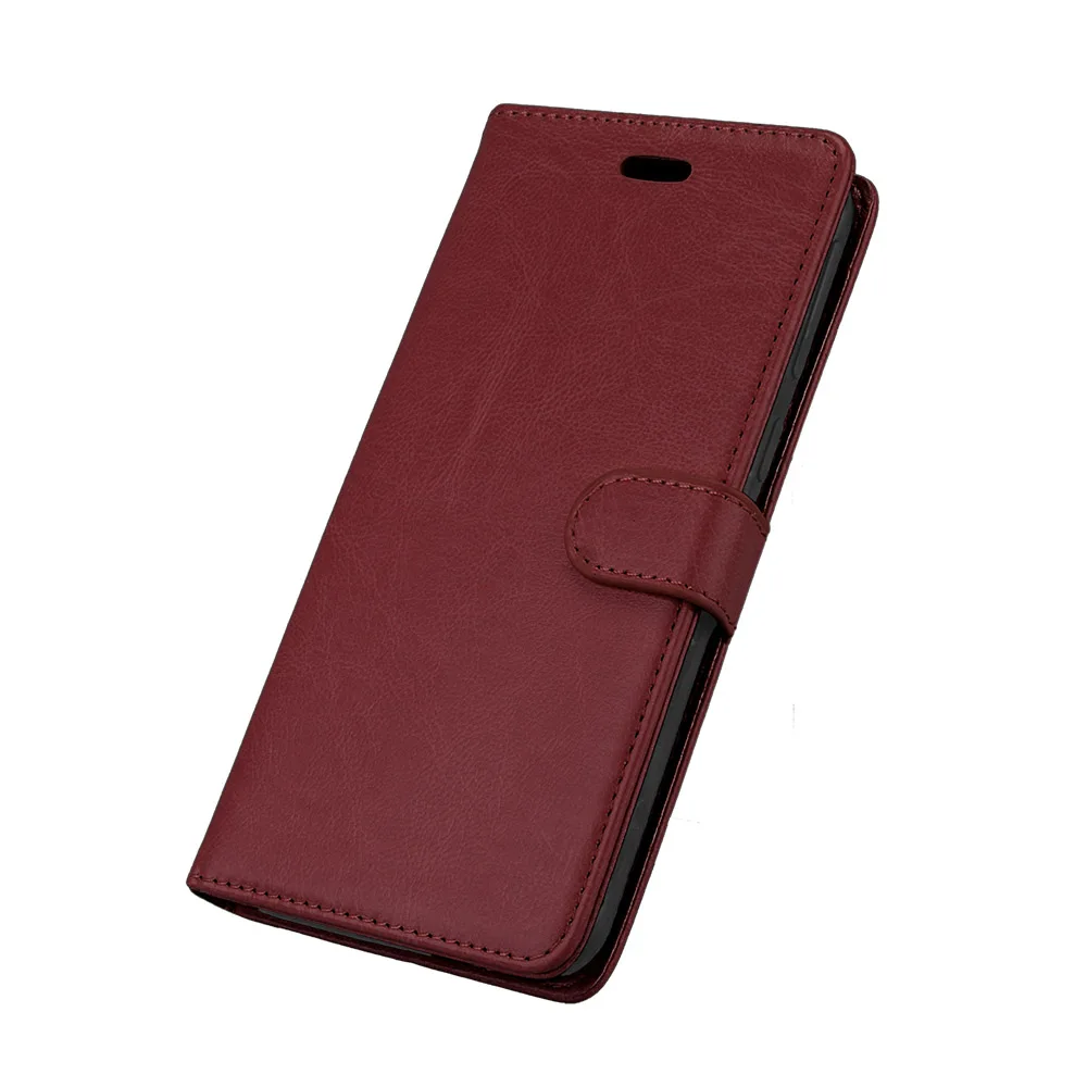 Чехол для Huawei Y5 Y5 III 3 Y6 для НУА Вэй слава 6 Play чехол-кошелек из искусственной кожи для телефона с подставкой Чехол для Huawei Y5 сумка - Цвет: Brown