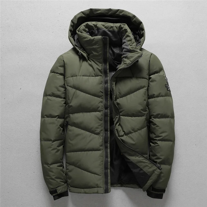 2017 winter men down jacket slim thick fashion male down Coat male