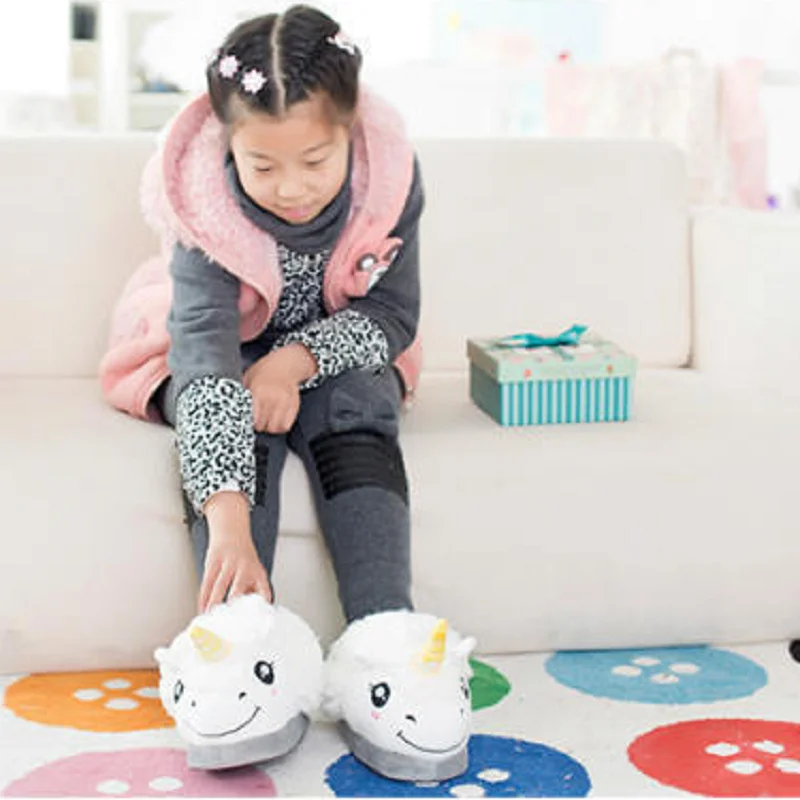 Тапочки детские зимние плюшевые х/б 28 42 ярда|children home shoes|girls slippersslippers kids |
