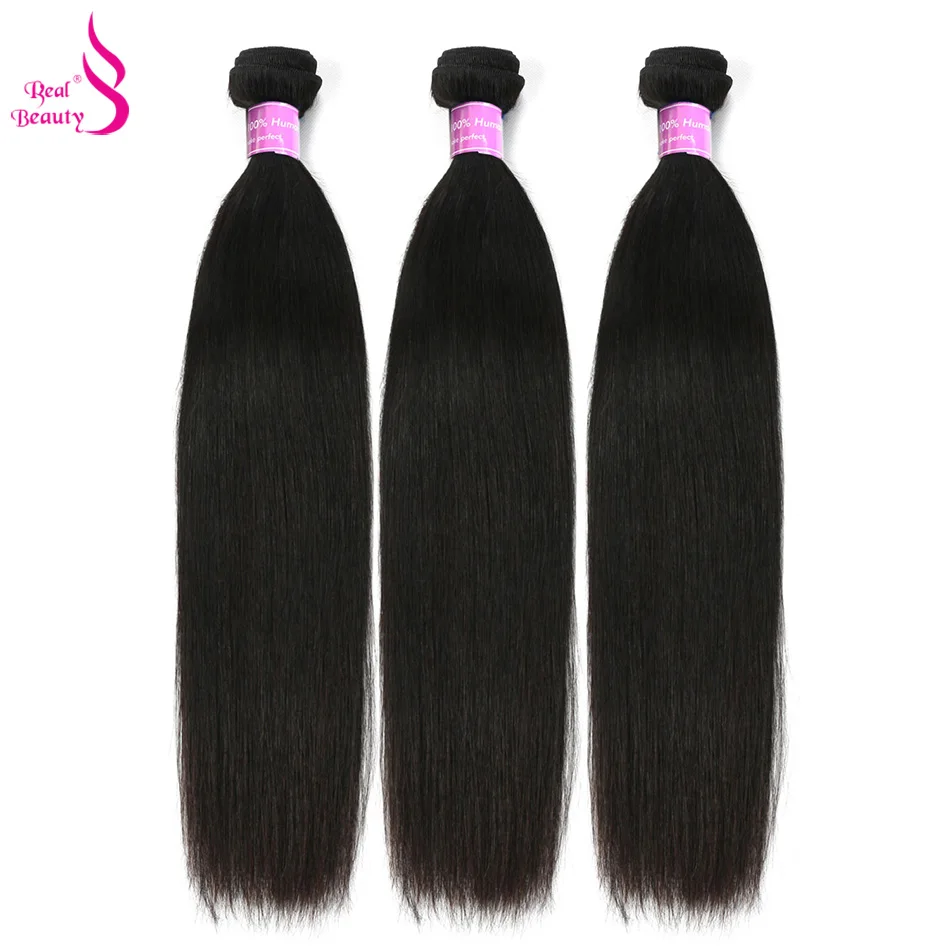 3 Bundles Straight Human Hair Bundles 8-30 Brazilian Hair Weave Bundles Natural Color Real Beauty Remy Hair (7)