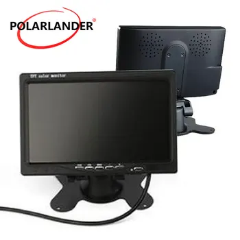 

7 Inch Car Monitor for rear view Reversing back up Camera DVD VCD 2 AV input TFT LCD 800*480 Display screen