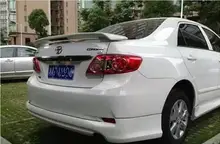 High Quality Primer Factory Style W/LED ABS Spoiler For Toyota Corolla 2003-2008