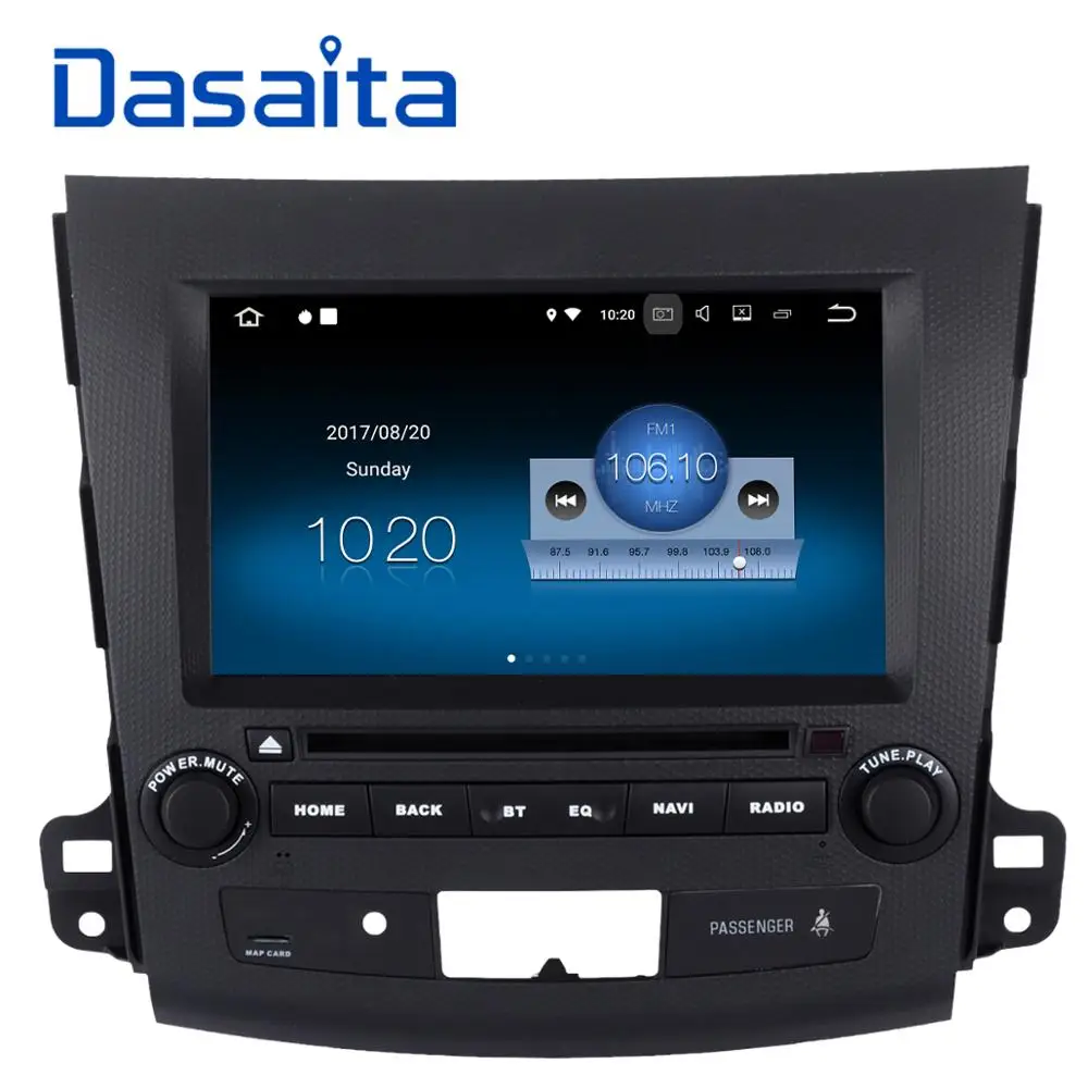 

Dasaita 9" Android 8.1 Car GPS Player for Mitsubishi Outlander 2007-2011 with Quad Core 2GB+16GB Auto Radio Multimedia GPS NAV