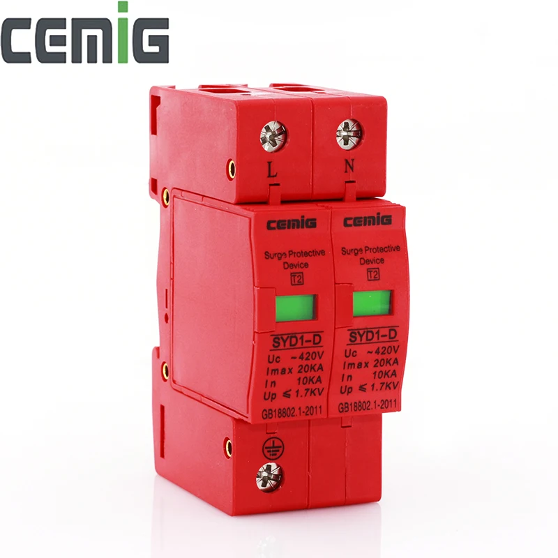 1P+N 420V protector contra sobrecarga de casa Dispositivo De Protección De Bajo Voltaje interruptores