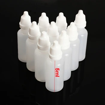 

50pcs Plastic LDPE Squeezable Dropper Bottles Eye Liquid Empty New HB88