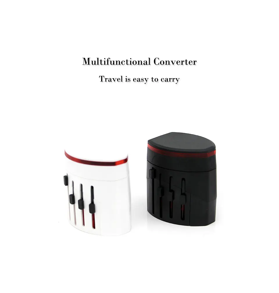 Convenient All in One Universal International Plug Adapter 2 USB Port Commercial Travel AC Power Charger with UK AU US EU Plug (1)