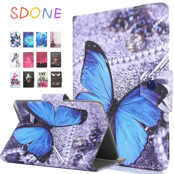 

Universal Case for DIGMA Plane 8733T 3G PS8145PG 8 inch Tablet PU Leather Cartoon Stand Cover + touch pen Gifts