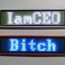 Приложение неоновая вывеска Blueteeth светодиодный ярлык с именем визитная карточка экран цифровой перезаряжаемый ID тег контрольная доска для ресторана магазина офиса