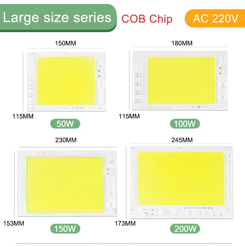 Kaguyahime 5 Вт~ 100 Вт AC 220 В интегрированная COB Светодиодная лампа чип 50 Вт 30 Вт 20 Вт 10 Вт смарт IC драйвер люменов для DIY прожектор