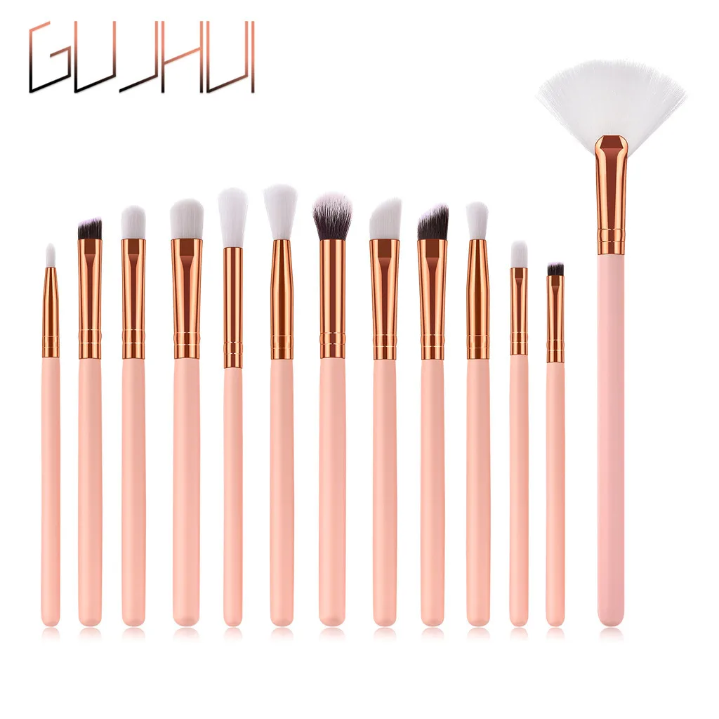 

13Pcs Professional Eyes Makeup Brushes Set Wood Handle Eyeshadow Eyeliner Blending Brush Powder Cosmetic Make Up maquillaje