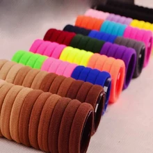 100Pcs Girls Headwear Elastic Hair Bands Ties/Rings Hair Rubber Bands Ponytail Holder Scrunchie Hairbands Headband Hair Ornament