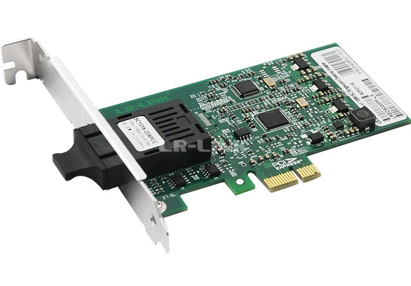 LR-LINK 9030PF-LX 100 Мб волоконно-оптическая сетевая карта PCI Express x1 100FX сетевой адаптер Ethernet для ПК Intel 82574 Nic