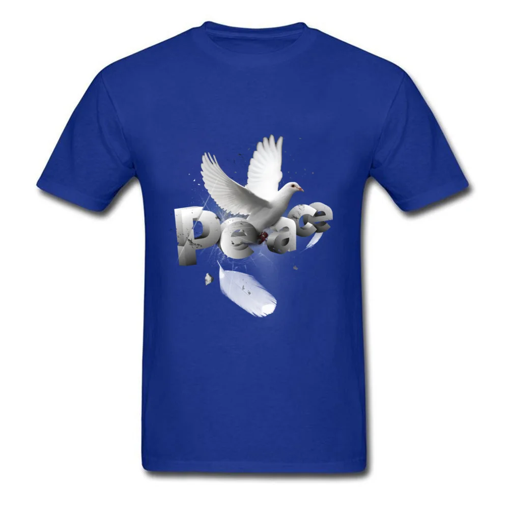 Shattered Peace Latest Summer Tees Round Neck Mother Day 100% Cotton Short Sleeve T-shirts for Men Cool Tee Shirts Shattered Peace blue