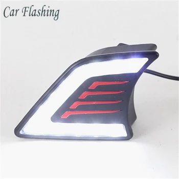 

Car Flashing 2pcs For Toyota Hilux Vigo 2012 2013 2014 LED DRL Daytime Running Light Daylight Waterproof Signal lamp car-Styling