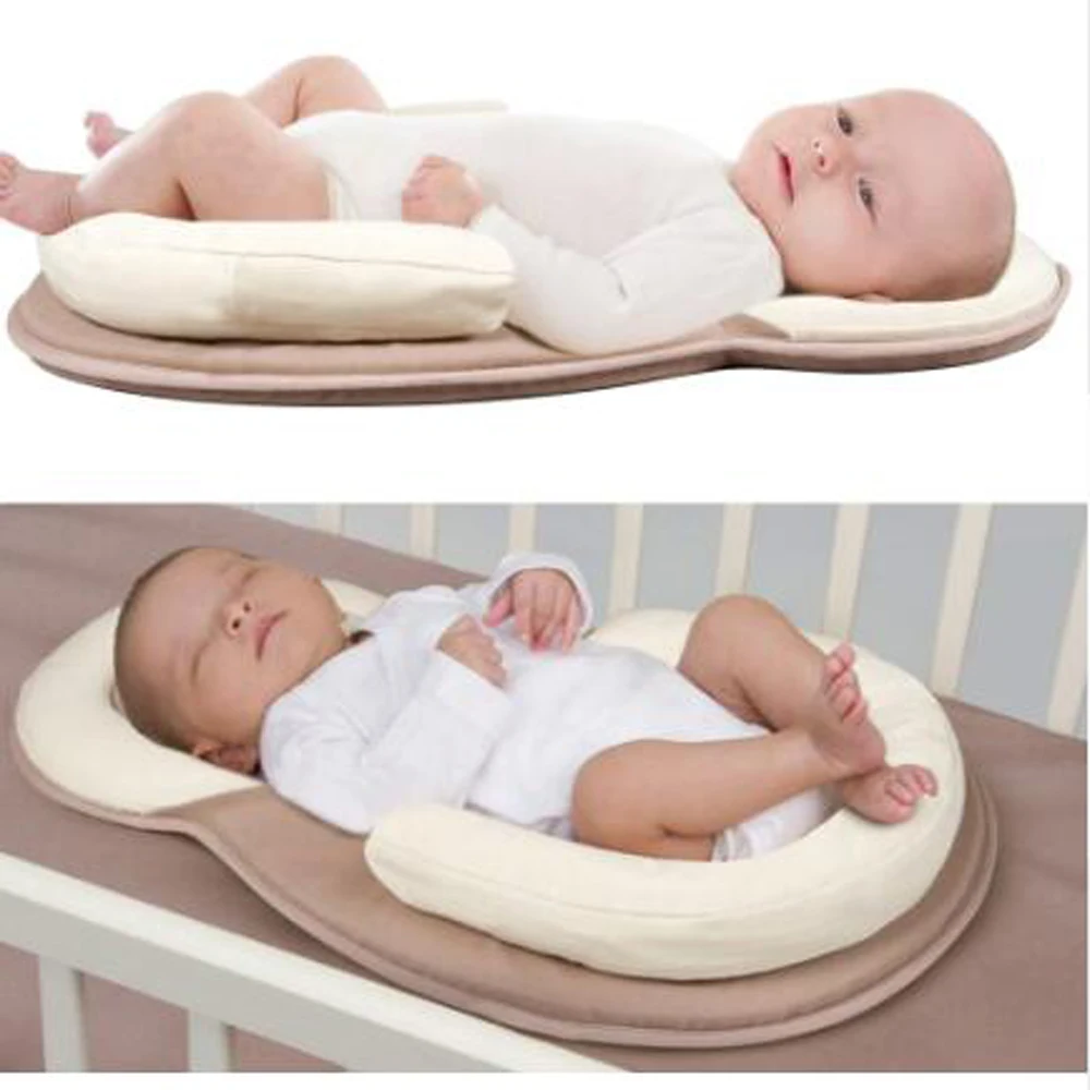 

Baby Stereotypes Pillow 0-12 Months Baby Positioner Pillow Prevent Flat Head Sleep Cushion Infant Positioning Newborn Sleeping