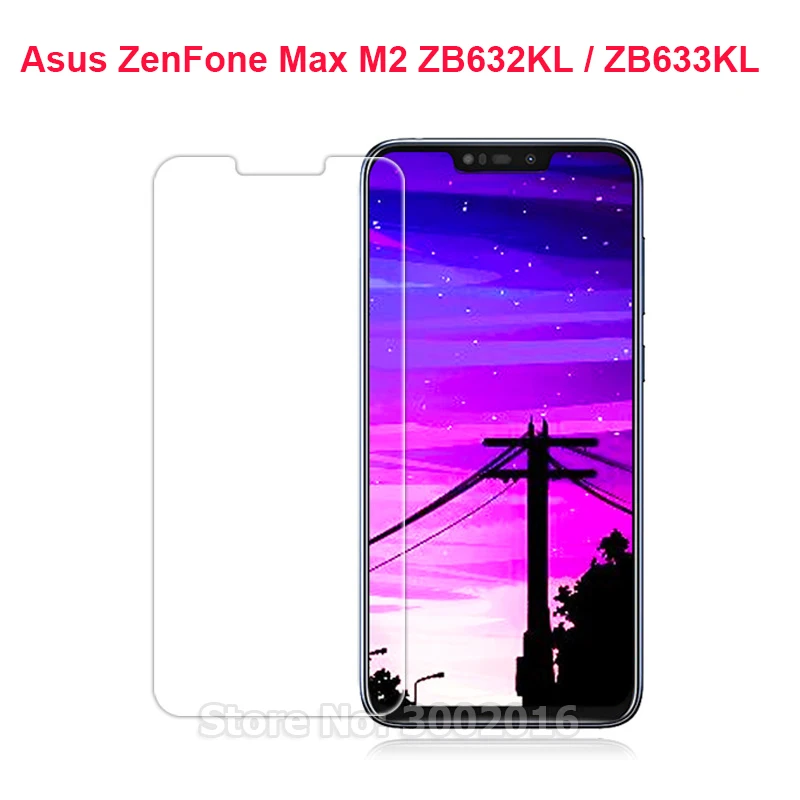 2 шт закаленное стекло для Asus Zenfone Max Pro (M2) ZB631KL Защита экрана M2 ZB633KL защитная