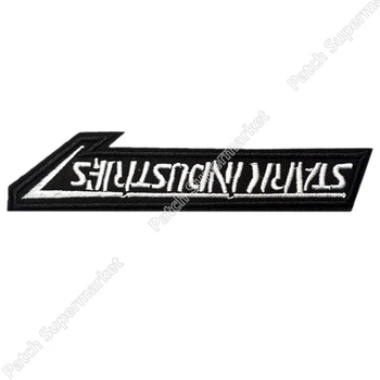 

5" Iron Man Stark Industries TV MOVIE Series Uniform punk rockabilly men applique halloween costume iron on patch