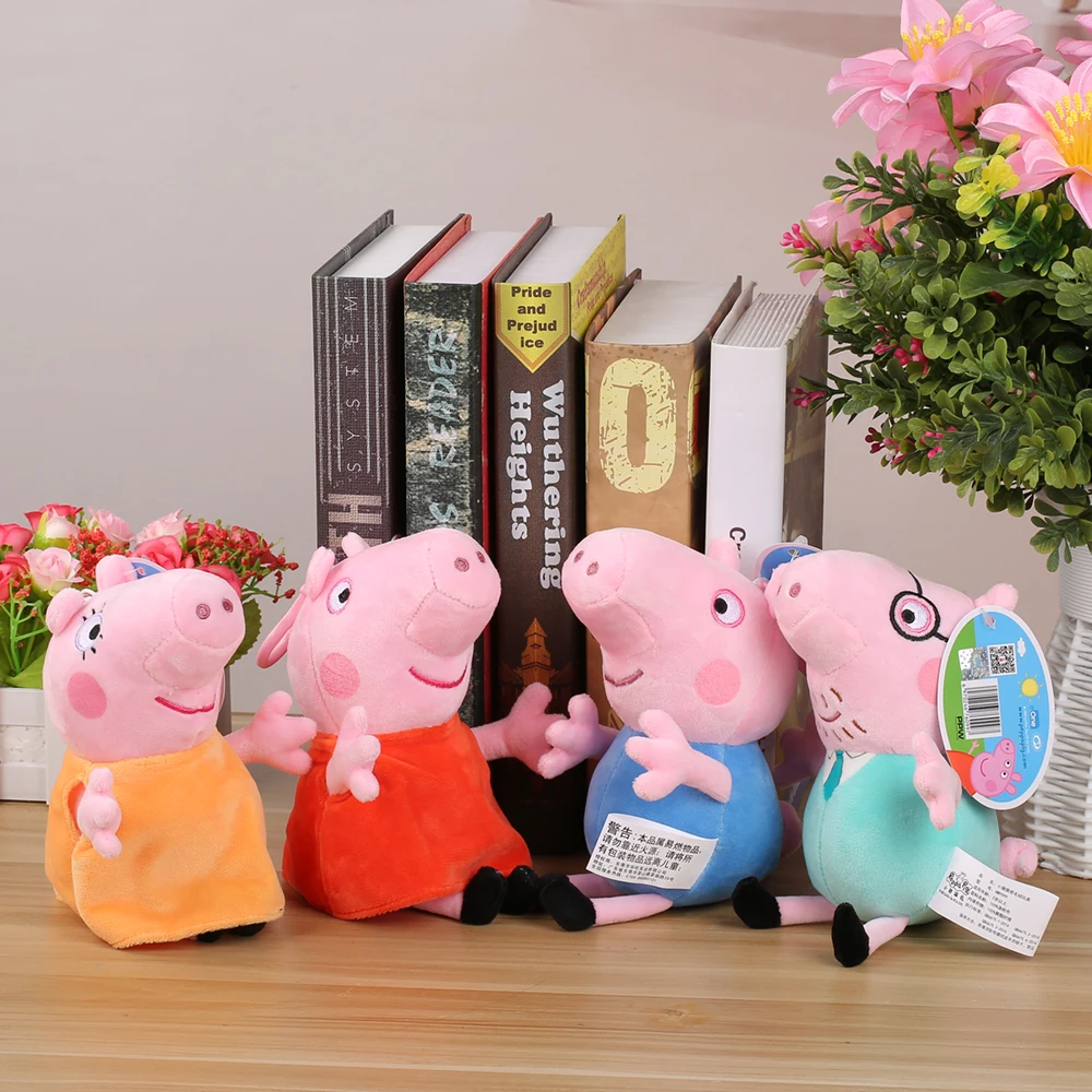 Оригинальный бренд Peppa Pig плюшевые игрушки 19 см/7 5 ''Peppa George Семейные Игрушки для