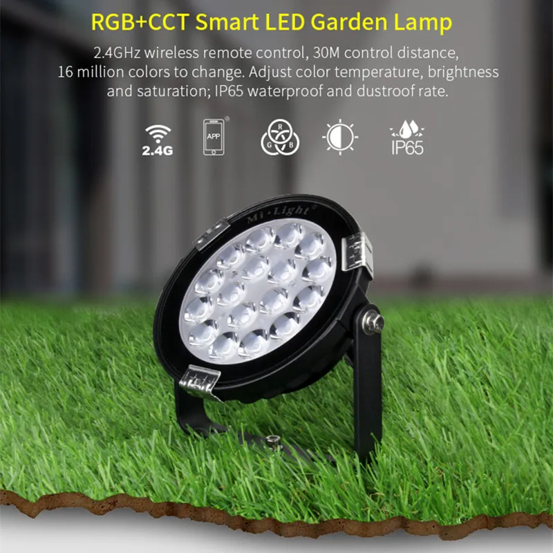 Mi. Light 9 Вт RGB + CCT светодиодная садовая лампа AC86 265V DC24V IP65 интеллектуальное