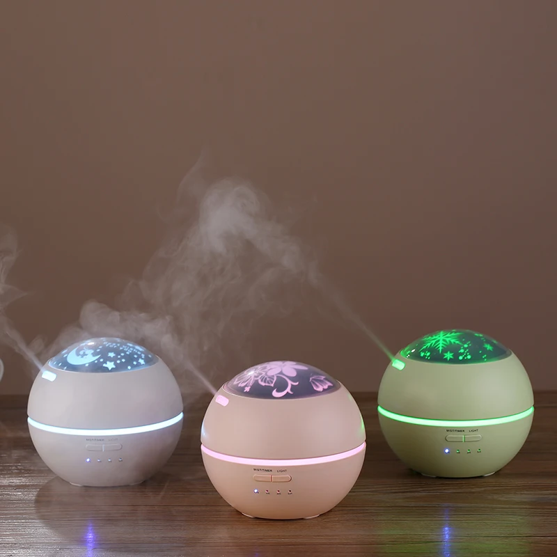 

150ML Light and Shadow Aromatherapy Diffuser Air Diffuser Purifier Atomizer Ultrasonic Humidifier for Office Home Bedroom Gifts