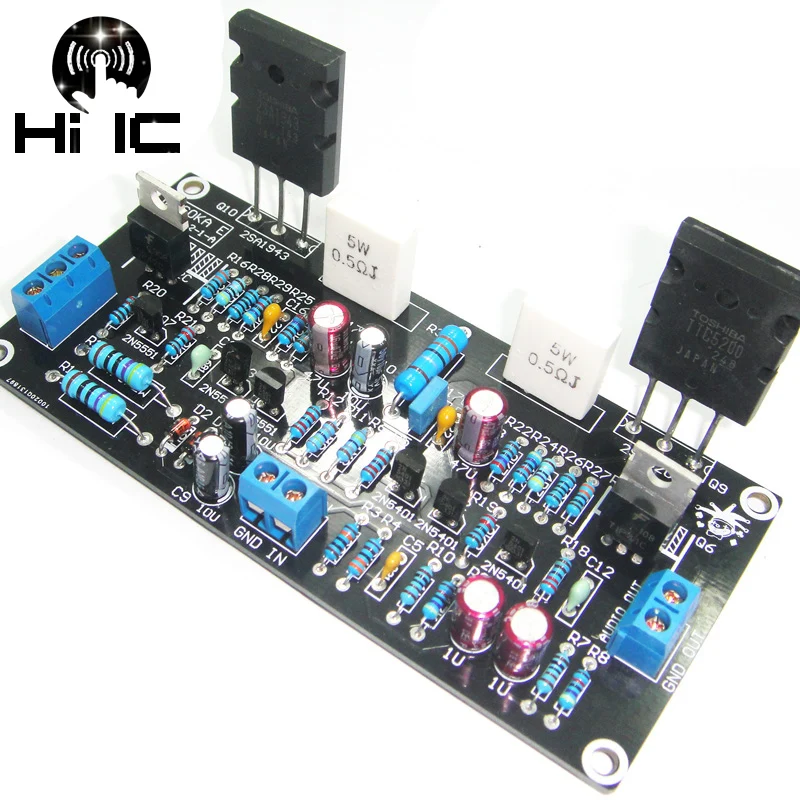 

1PCS Reference MUSICAL FIDELITY A1 Pure Class A Power Amplifier Board Discrete Components 20W DIY Kit / Finished Board
