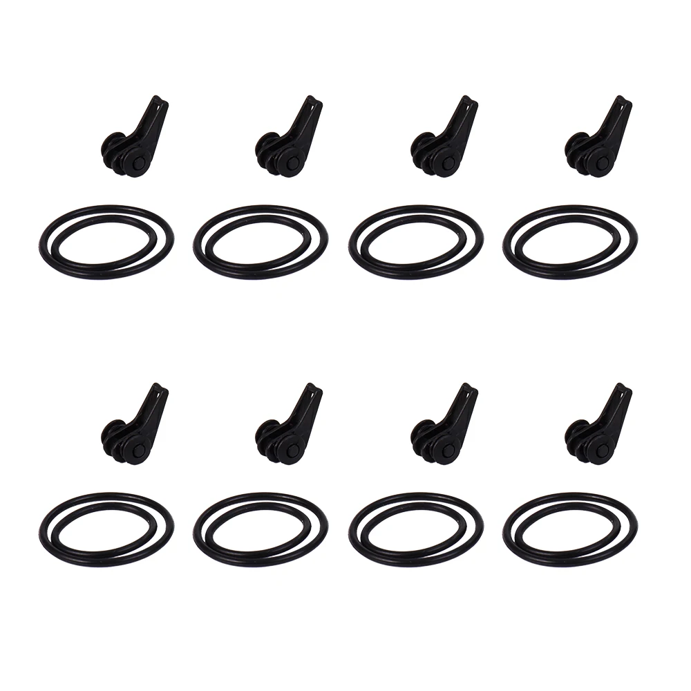 

5 Pcs Fishing Rod Pole Hooks Keeper Rod Clip Jig Hooks Fishing Tackle Fishing Lure Bait Holder Rock Rafting Fishing Accessorie