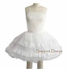 Поддерживающее танцевальное белое кружевное балетное платье-пачка для девочек и женщин, танцевальный костюм для детей и взрослых C8