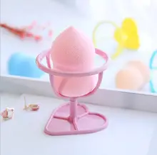 Makeup Sponge Holder Beauty Makeup Puff Rack Powder Puff Blender Storage Rack Sponge Drying Stand Holder 2 pcs makeup sponge holder drying stand