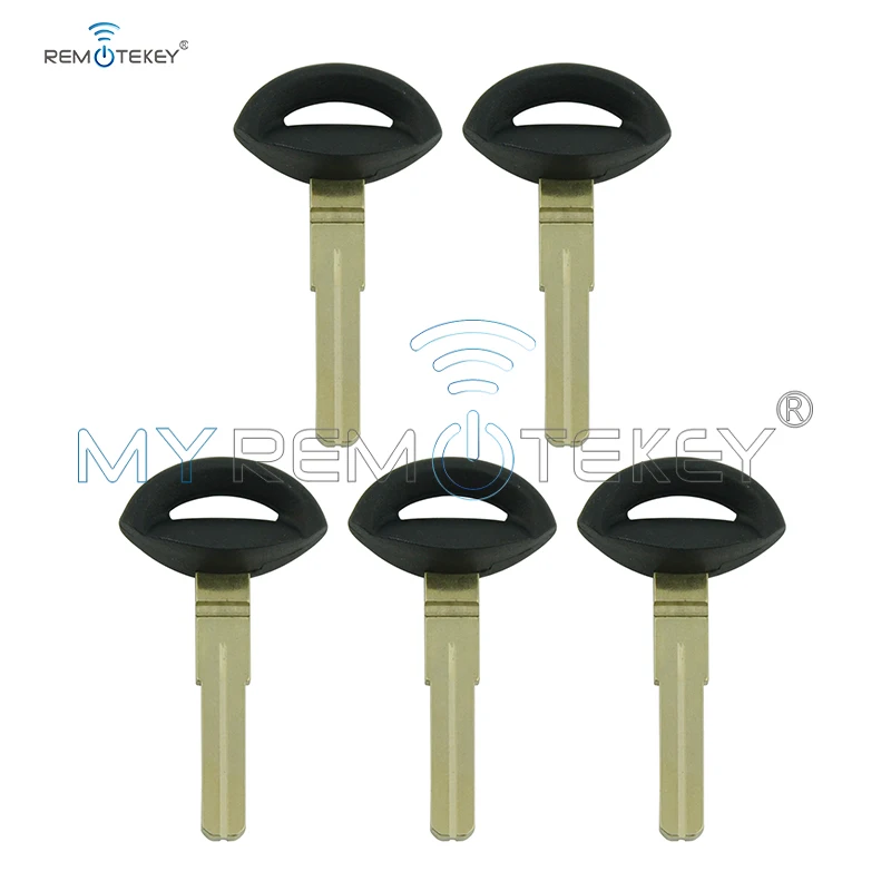 Remtekey 5pcs for SAAB 93 95 Smart key blade new profile spare remote emergency key blade uncut