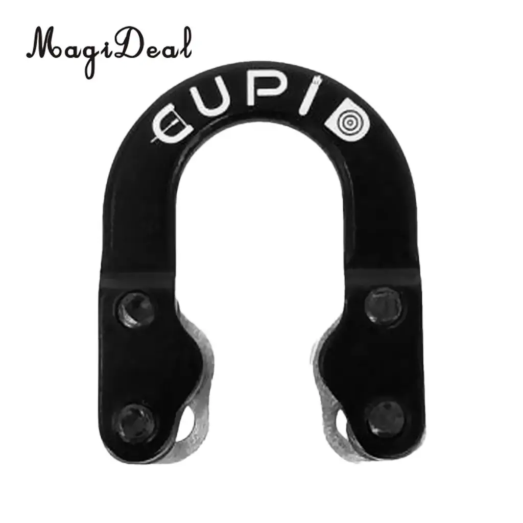 MagiDeal Metal D Loop Archery Release Bow String Nock D Loop Archery Accessory Black