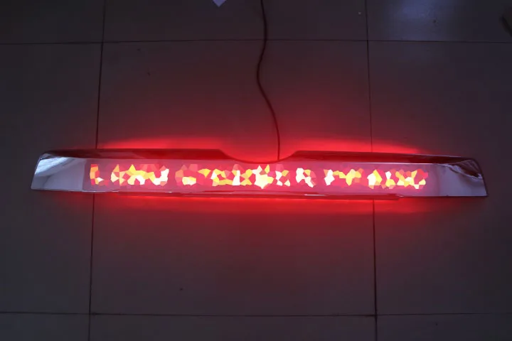  LED light System Chrome Rear Trunk Lid Cover For Toyota Prado 150 Land Cruiser Prado FJ150 2018 Acc - 32865138693